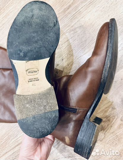 Сапоги кожаные Malo Италия