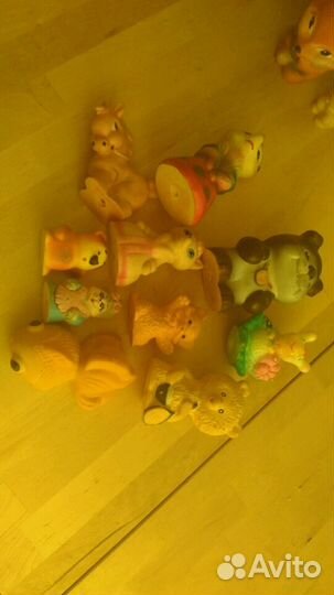 Резиновые пвх игрушки СССР