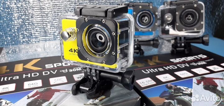 Экшен камеры Ultra Hd 4k Для экстримальной съёмки
