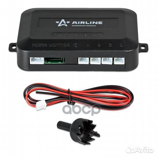 Парковочный радар 4 датчика, беспроводной ЖК эк