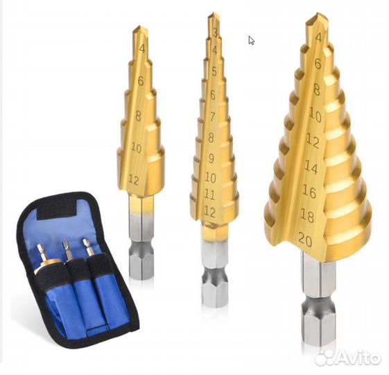 Набор ступенчатых сверл