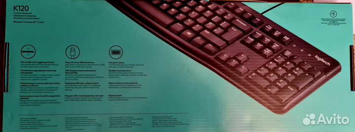 Клавиатура проводная Logitech K120