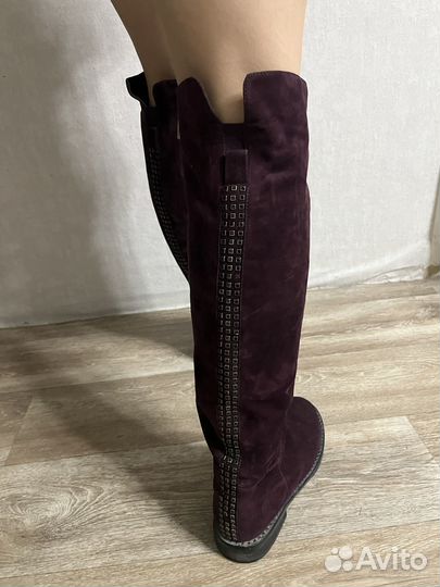 Сапоги зимние ботфорты