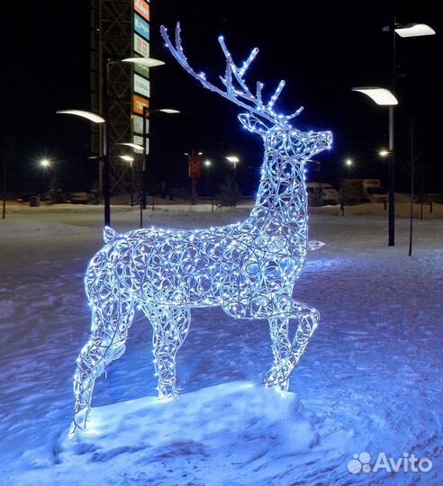 Городское оформление световыми фигурами