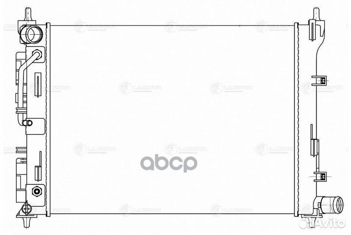 Радиатор охл. для а/м Hyundai Solaris (17) /Kia