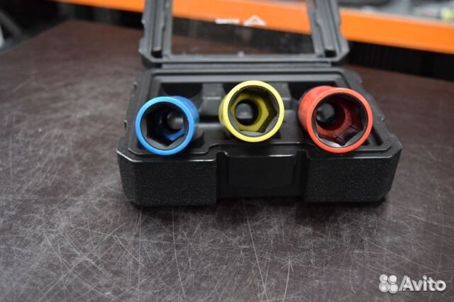 Набор ударных головок 1/2DR 6-гр. 17-19-21мм