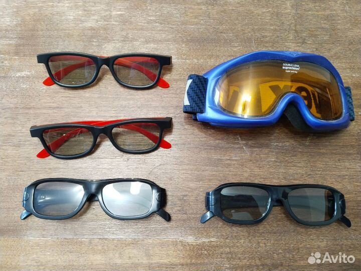 Очки (солнечные, лыжные, 3D)
