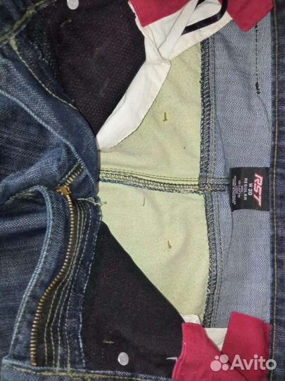 Мото джинсы мужские