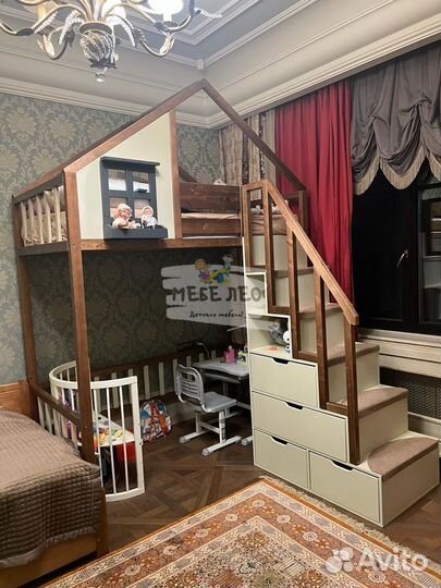 Кровать чердак для школьника