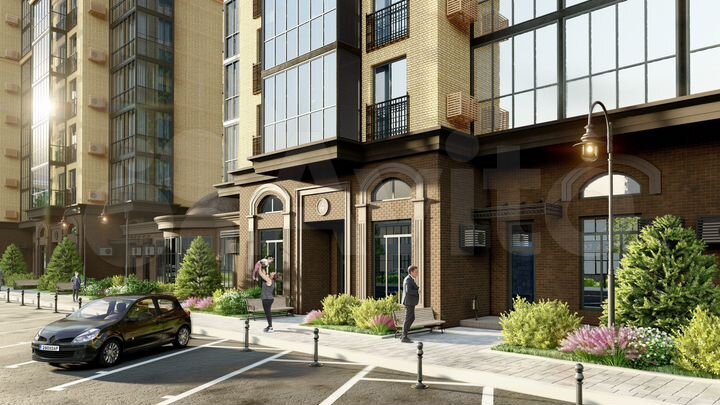 2-к. квартира, 61,7 м², 6/9 эт.