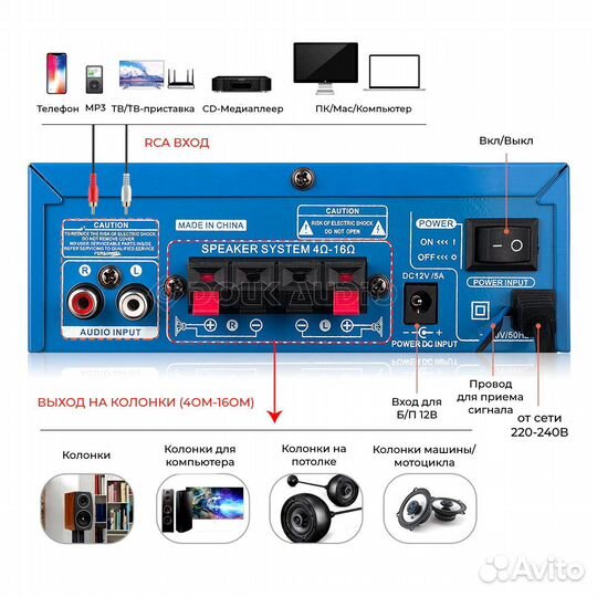 Усилитель TM8 BLJ-253B