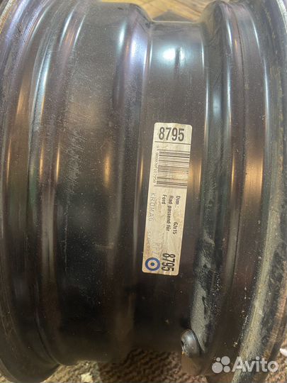 Штампованные диски Ford 5x108