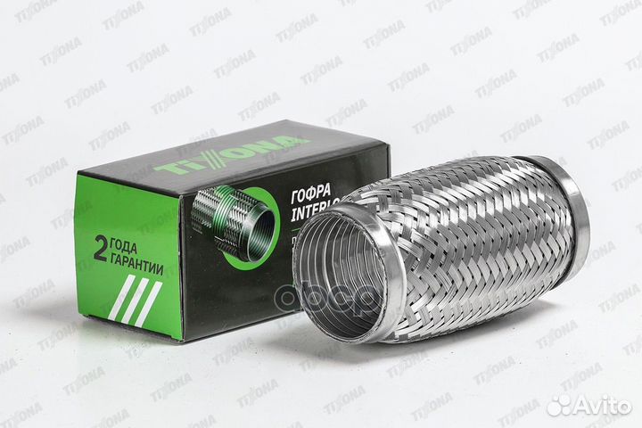 P64150 Гофра 64/150 (aisi 304 with interlock)