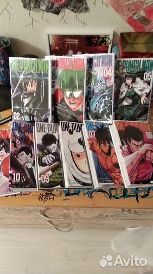 One punch man манга