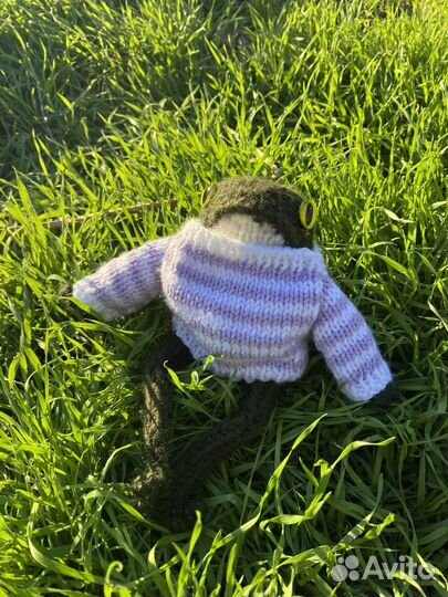 Лягушка вязаная