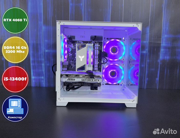Мощный пк i5-RTX4060Ti-16DDR4-WNX9587013264-B760