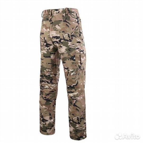 Военная форма теплая софтшел с шевронами