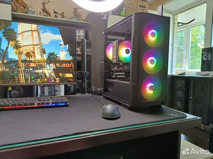 Игровой топ комп RTX 4060 Ti+ Intel I5 12400 F