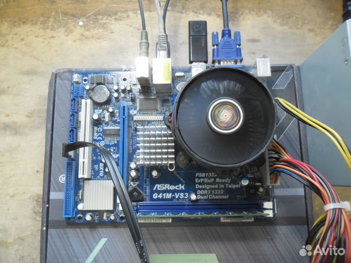 Комплект 775 2ядра + Asroсk G41 + 2г