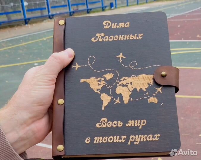 Деревянный блокнот / ежедневник