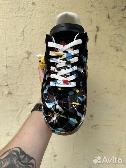 Maison Margiela Replica Paint Splatter Black 41-45