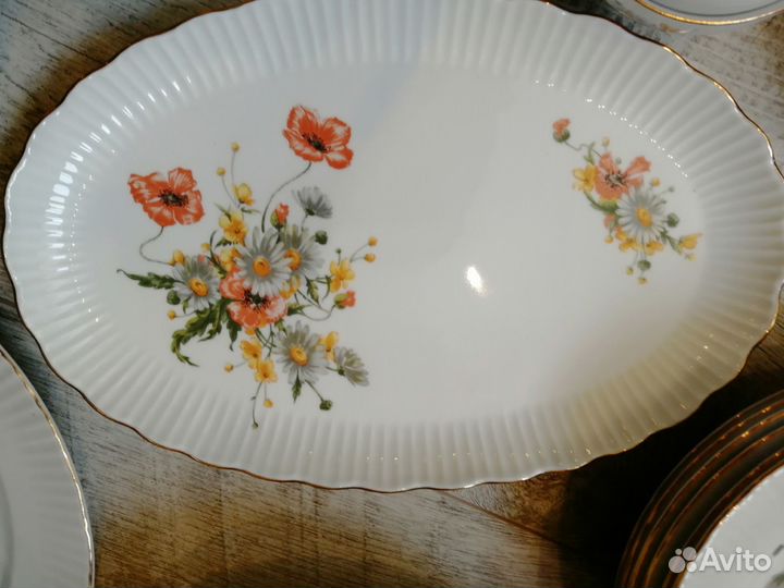 Столовый сервиз ГДР Jlmenau