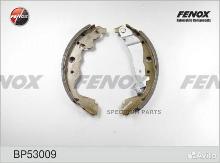 Fenox BP53009 Колодки тормозные барабанные зад пра
