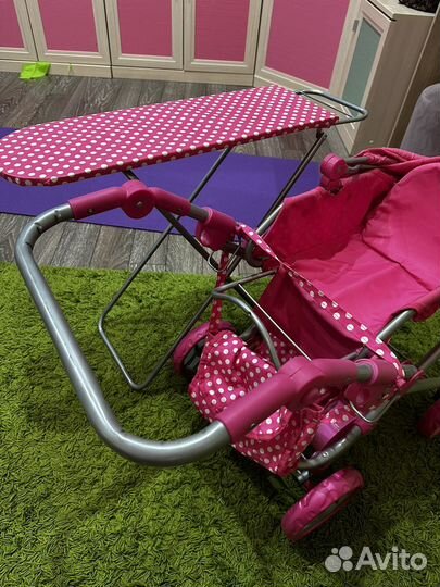 Детская коляска с гладильной доской