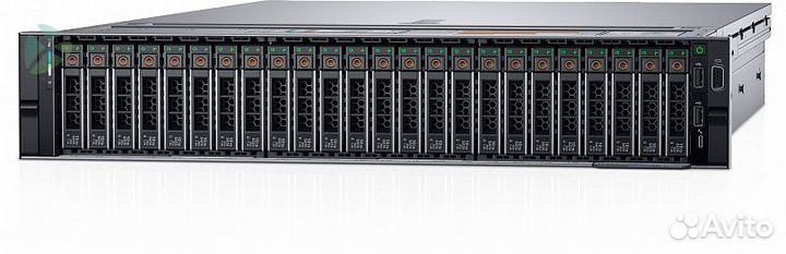 Сервер Dell PowerEdge R740 / 2 х Intel Xeon Silver 4214R 12C 100W 2.40GHz / 2 х 16GB ECC rdimm, 3200