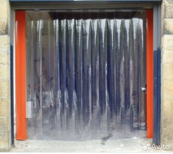 Силиконовая полосовая завеса на проем