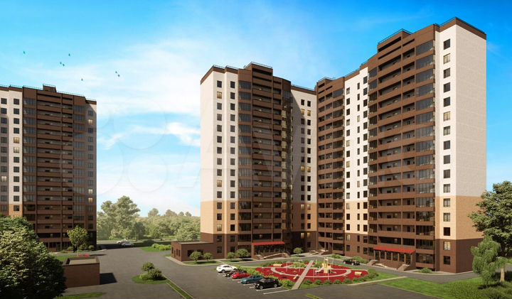 3-к. квартира, 89,4 м², 1/16 эт.