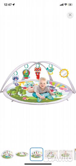 Рзвивающий коврик +подарок дуга