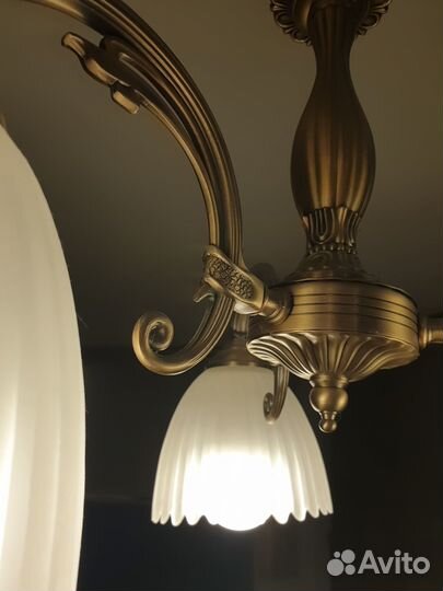 Люстра, латунь, Германия