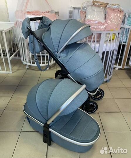 Коляска 2в1 модульная Новая (шикарный цвет)