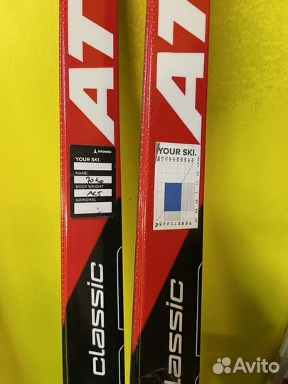 Беговые лыжи atomic redster