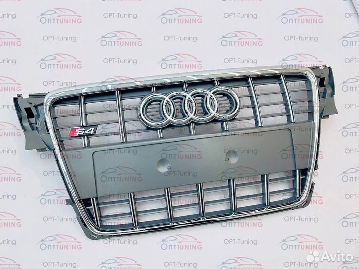 Решетка в стиле S4 на Audi A4 2007-2012 style 4