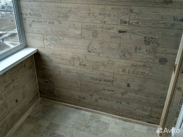 Внутренняя отделка балкона