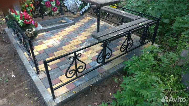 Ритуальные оградки(ограды),столы скамейки на заказ