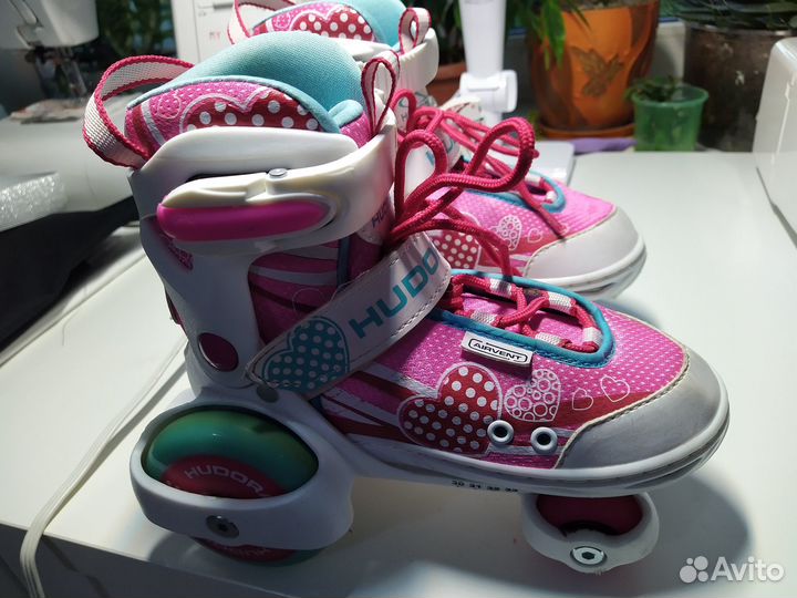 Продам раздвижные роликовые коньки hudora