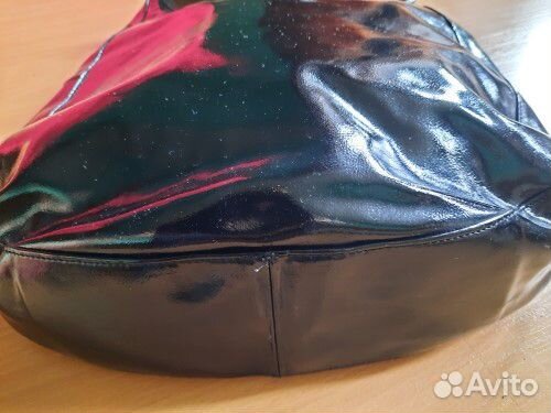 Сумка натуральная лаковая кожа