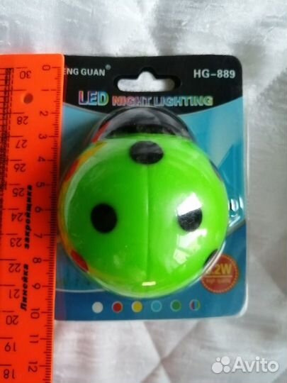 Ночник Божья коровка новый