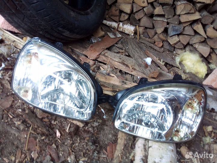 Фара hyundai santa fe