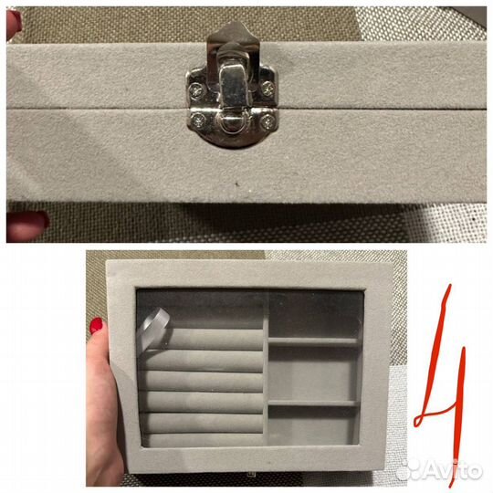 Шкатулка для украшений со стеклом