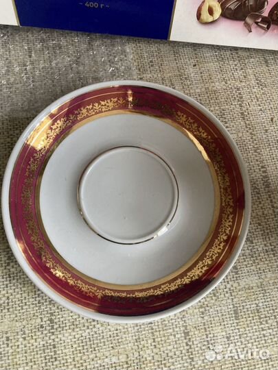 Чайная пара фарфор СССР новая