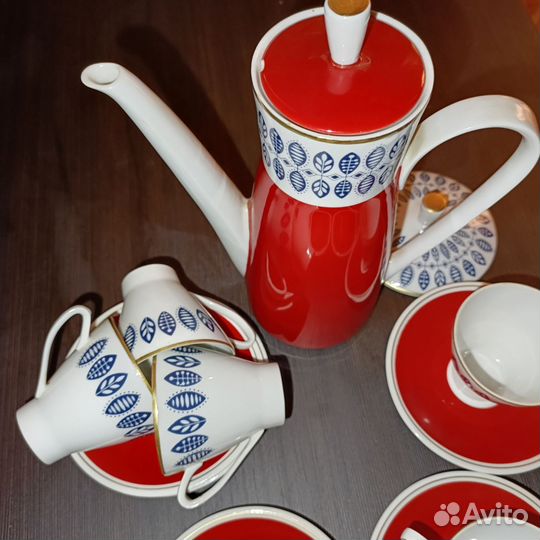 Кофейный фарфоровый сервиз ГДР