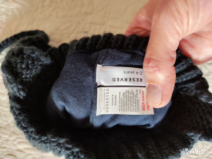 Шапка для девочки 2-4 года