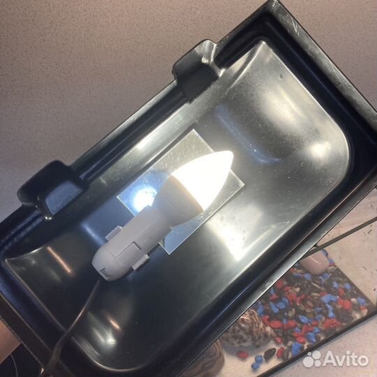 Аквариум/террариум 5 л с подсветкой и аксессуарами