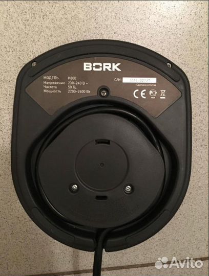 Чайник электрический bork
