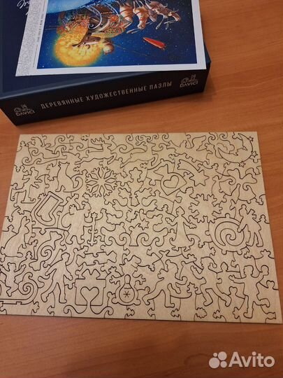 Деревянные пазлы davici 120 деталей