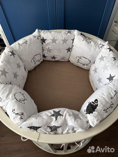 Бортики в детскую кроватку